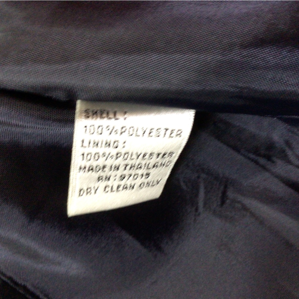 Vintage Bill Blass jacket, 6P, Navy - Picture 7 of 8